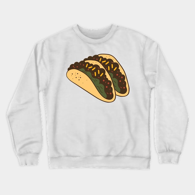 gravy taco Crewneck Sweatshirt by artistic-much